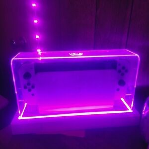 Color changing Nintendo Switch Display Case with remote